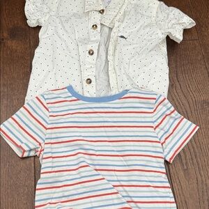 Tommy Bahama Kids Striped and Polka Dot Shirt Set